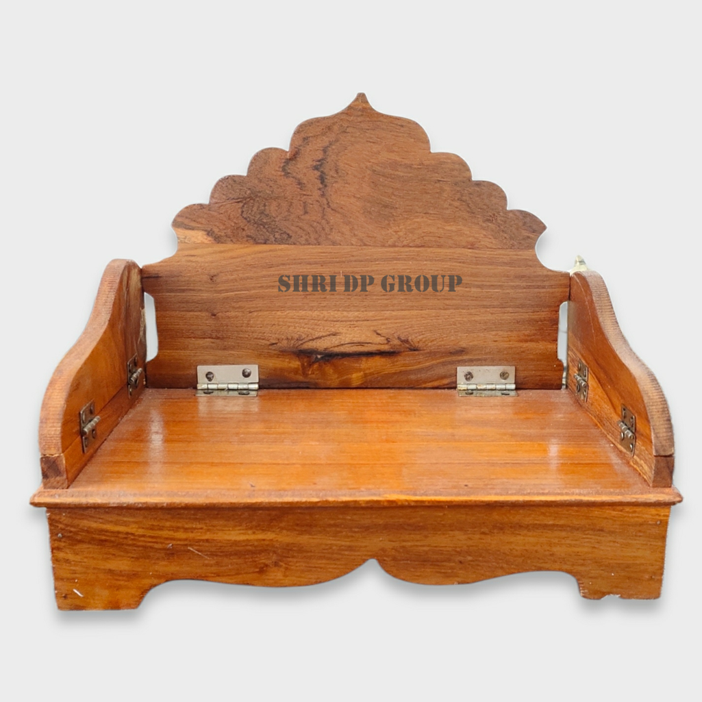 Wooden folding sinhasan