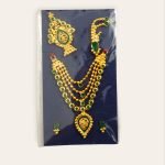 Green and golden mala set for laddu gopal ji/ Thakor ji